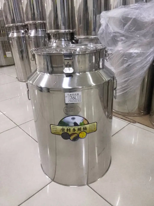 Stainless Steel Milk Can - 76L Murukali.com
