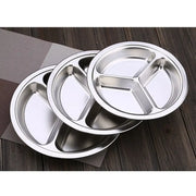 Stainless Steel Partitioned Plate Murukali.com