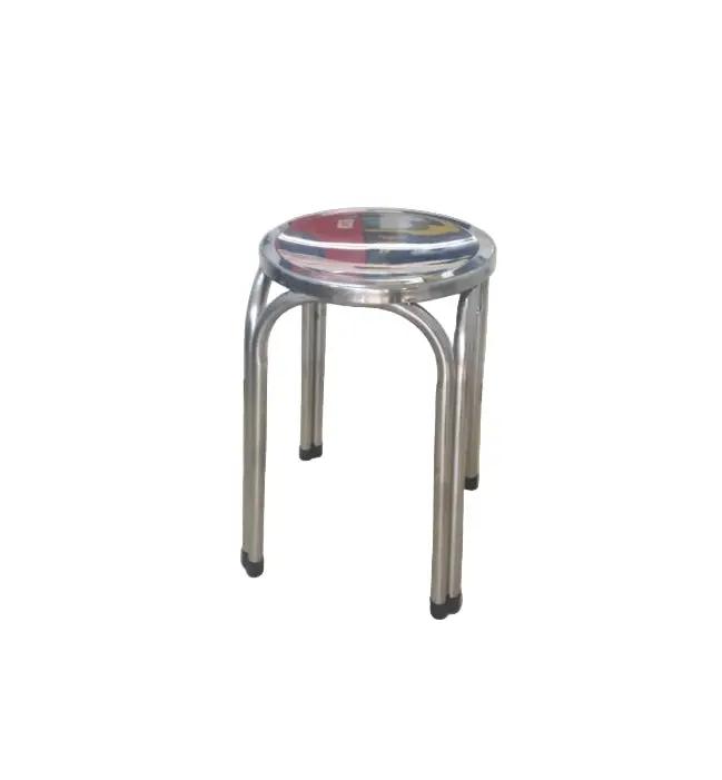 Stainless Steel Round Stool – Durable & Modern Design Murukali.com