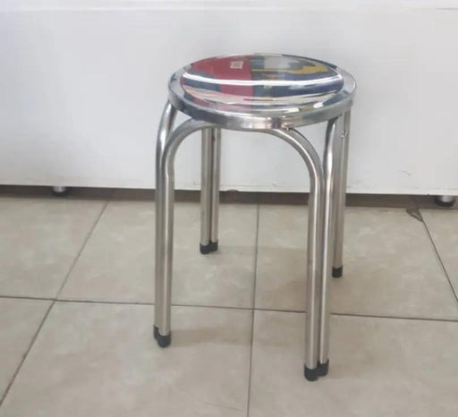 Stainless Steel Round Stool – Durable & Modern Design Murukali.com