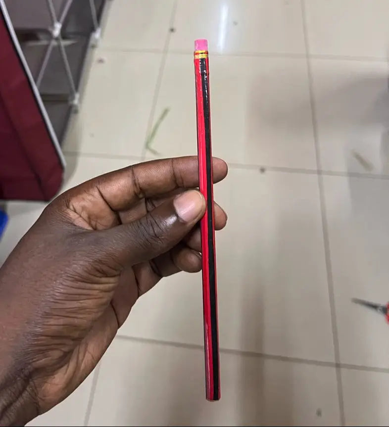 Standard Red and Black Pencil with Eraser Murukali.com