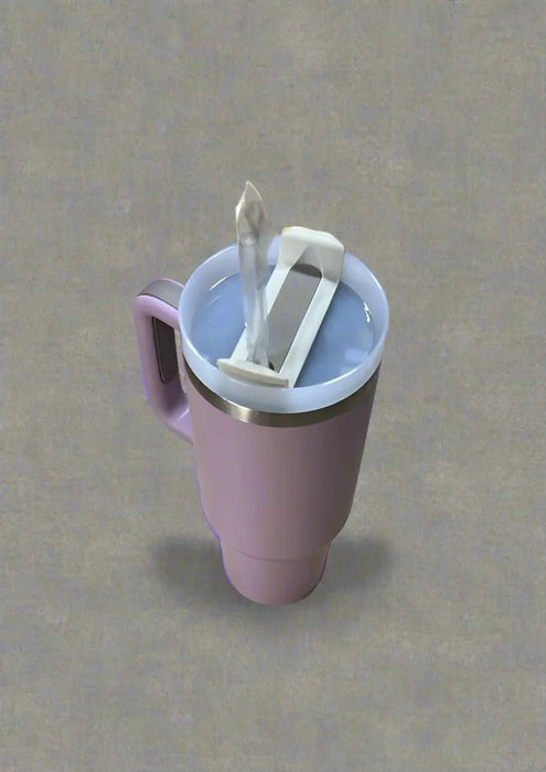 Stanley Style Insulated Travel Tumbler with Straw – 1.2L Pink Murukali.com