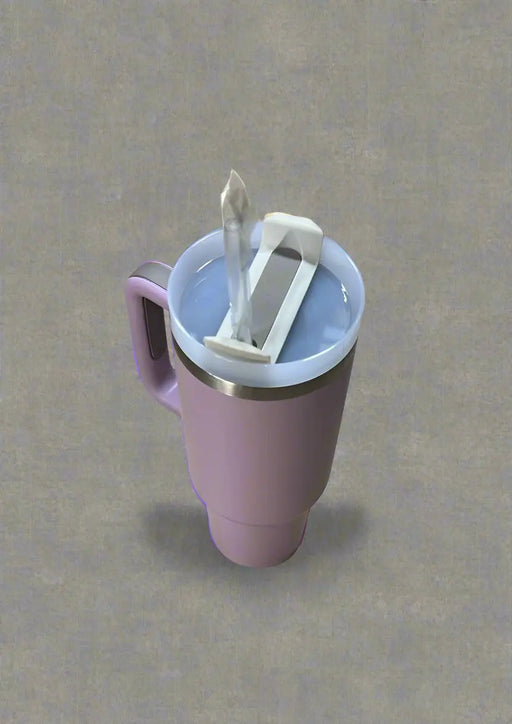 Stanley Style Insulated Travel Tumbler with Straw – 1.2L Pink Murukali.com