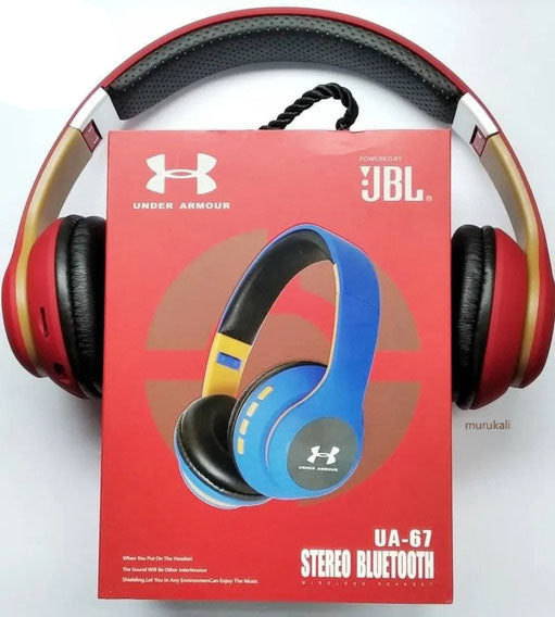 Stereo Bluetooth JBL Under Amour Headphone Red murukali.com