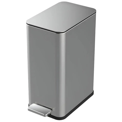 StyleWell  Stainless Steel Slim Step-On Trash Can 10L murukali.com