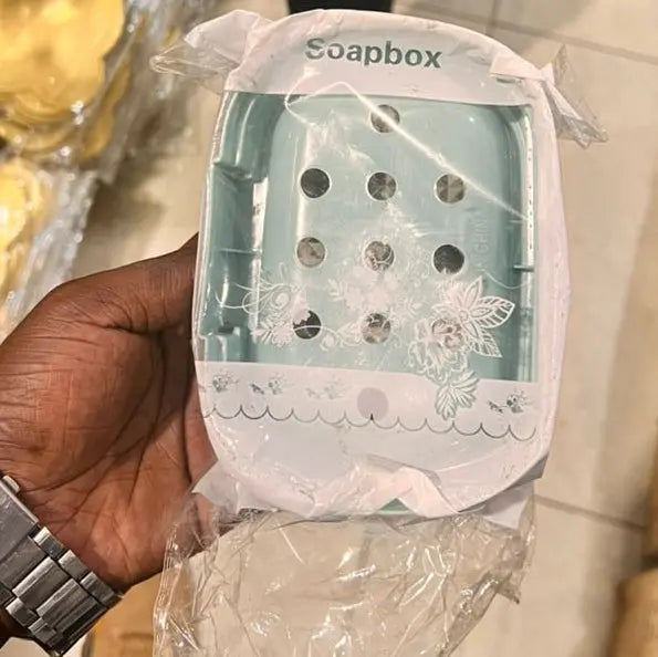 Stylish Multi-Color Soap Dish with Drainage – Keep Your Soap Fresh! Murukali.com