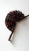Stylish Rwandan Hand Fan - Red and Brown Pattern (Made in Rwanda) Murukali.com
