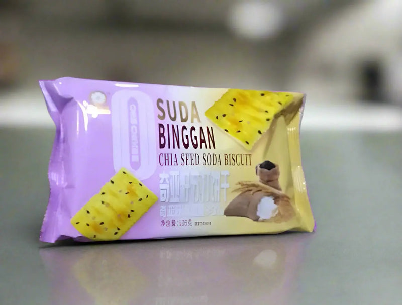 Suda Binggan Chia Seed Soda Biscuit 105g Murukali.com