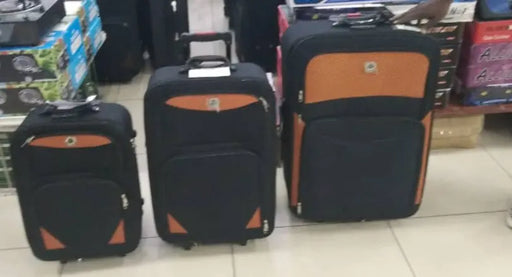 Suitcase Black Orange Murukali.com