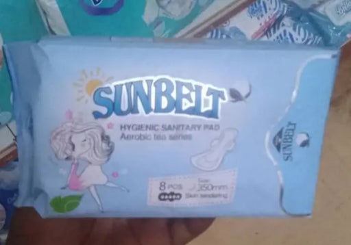 Sunbelt Hygienic Sanitary Pads 350mm – Comfort & Protection 8pcs Murukali.com
