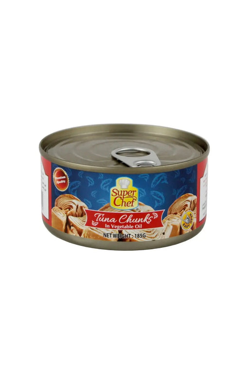 Super Chef Tuna Chunks in Vegetable Oil 185g Murukali.com