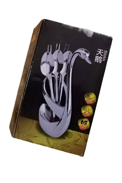 Swan Tableware Cutlery Holder for 6 Spoons and 6 Forks Murukali.com
