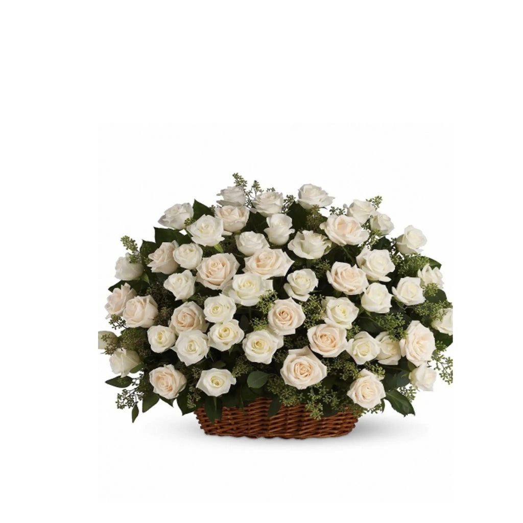 Sympathy Gift Delivery Flowers in Basket