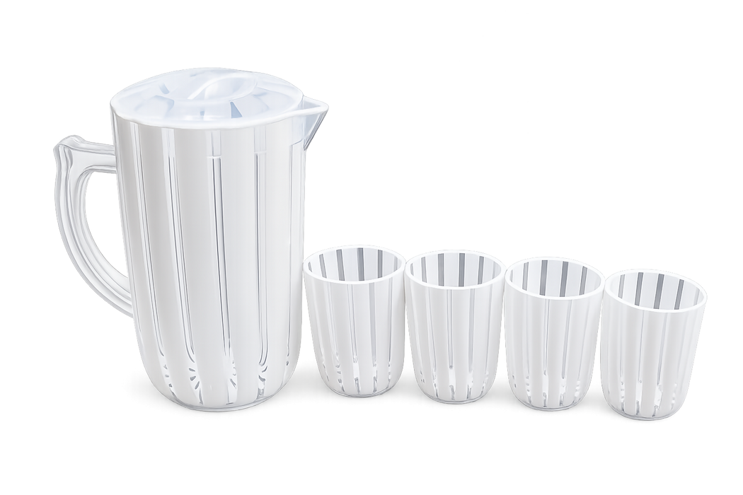 Classic jug + 4 cups