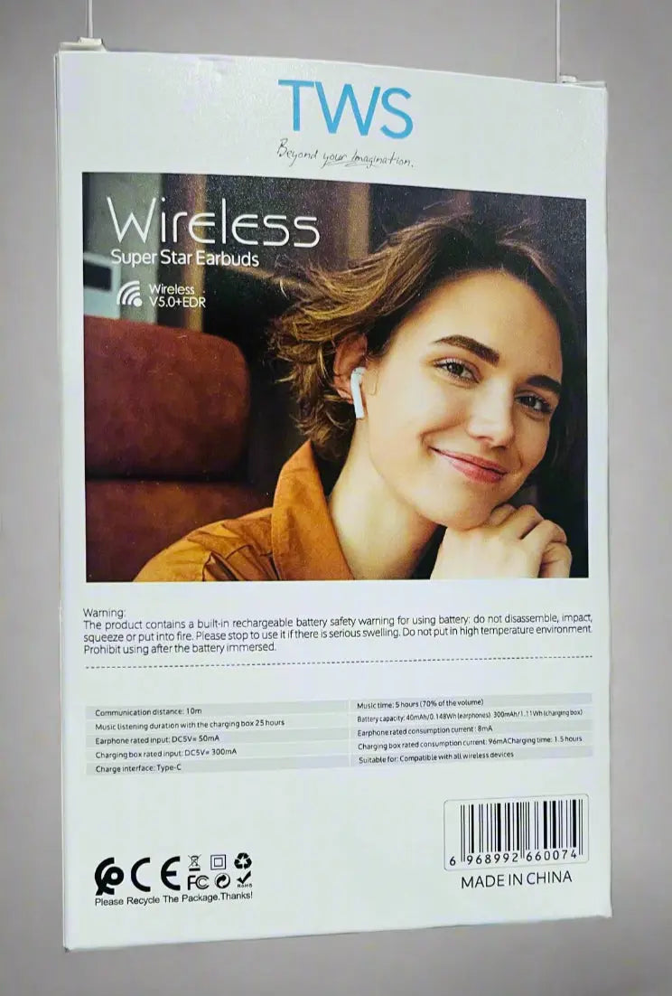 TWS Wireless Super Star Earbuds (GH-08) Murukali.com
