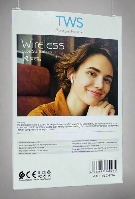 TWS Wireless Super Star Earbuds (GH-08) Murukali.com