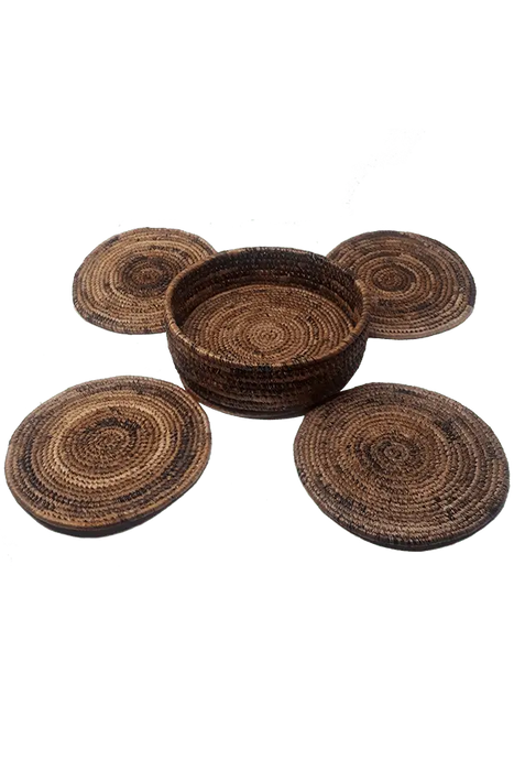 Table Mat Hand Made In Dry Banana Leaves murukali.com