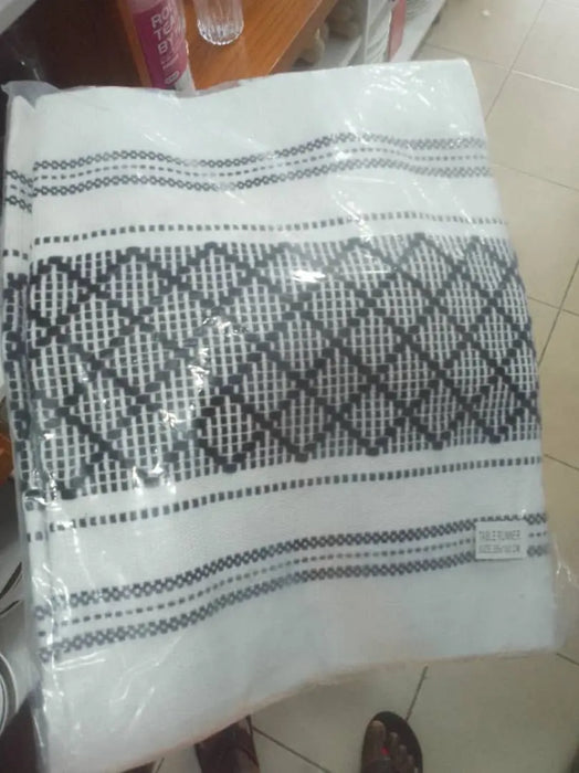 Table Runner Black Check Design Murukali.com