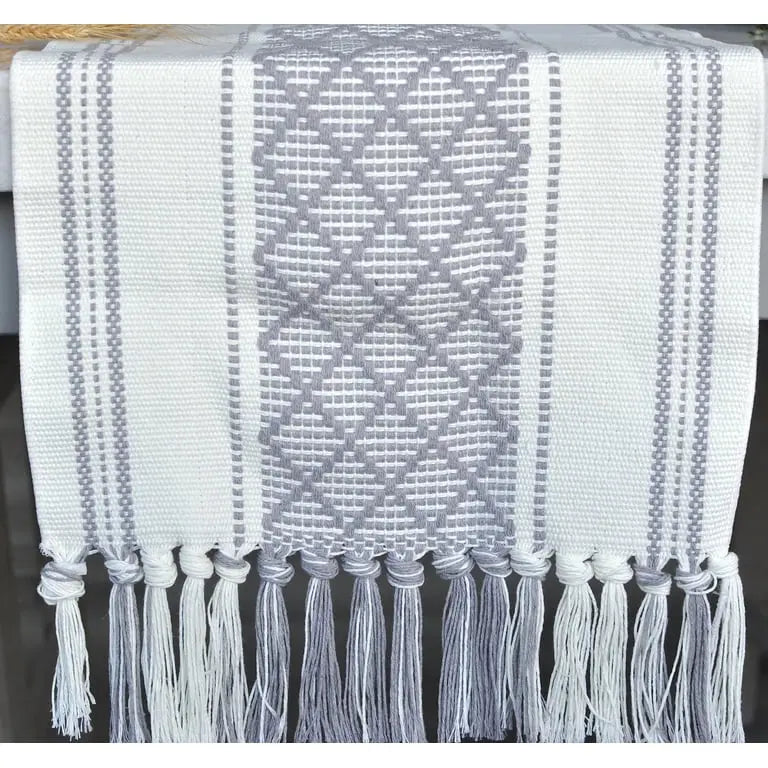 Table Runner Grey Table of 6 Seat Murukali.com
