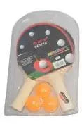 Table Tennis Complete Set 2 Rackets 3 Balls murukali.com