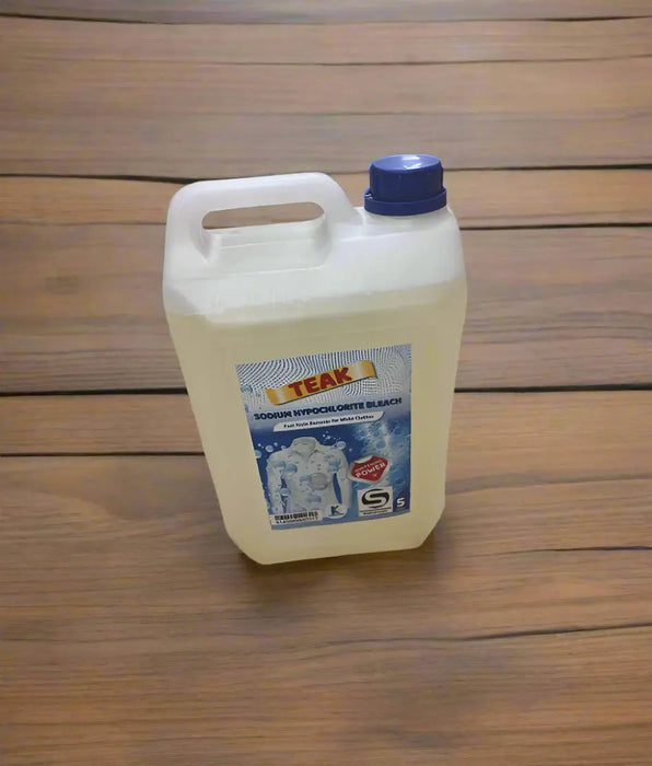 Teak Tile Cleaner  Sodium Hypochlorite Bleach 5L Murukali.com