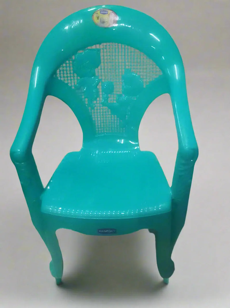 Teal Plastic Chair - Perfect for Kids Murukali.com