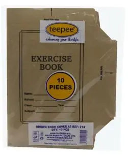 Teepee A5 Brown Book cover 10 pieces murukali.com