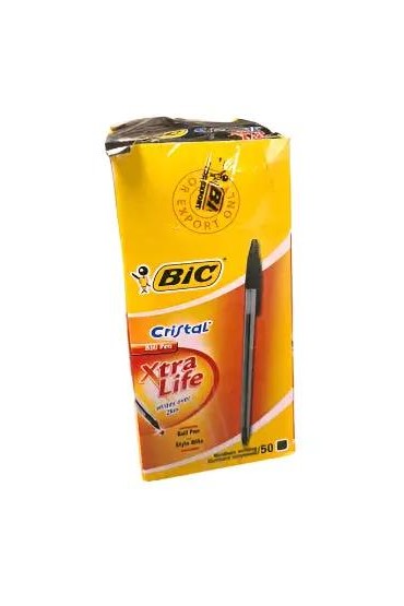 The BIC Cristal Xtra Life Ball Pen 50pcs Murukali.com