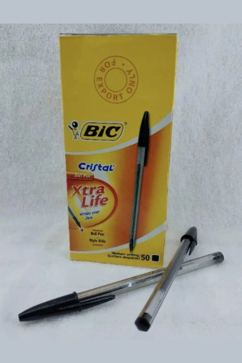 The BIC Cristal Xtra Life Ball Pen 50pcs Murukali.com