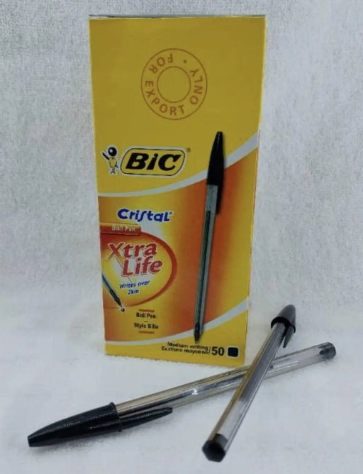 The BIC Cristal Xtra Life Ball Pen 50pcs Murukali.com