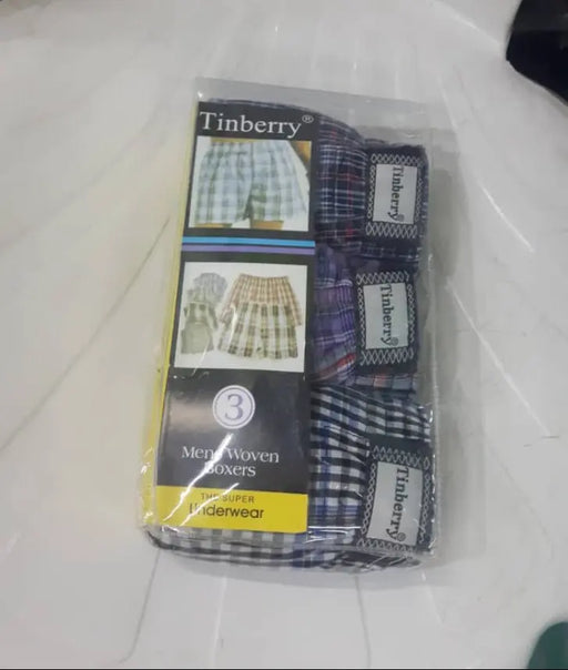 Tinberry Men Woven Boxers Murukali.com