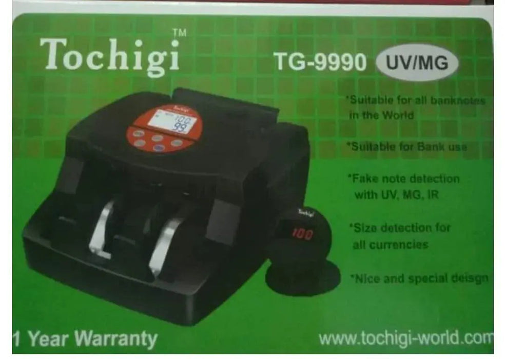 Tochigi TG-9990 UV/MG Banknote Counter Murukali.com