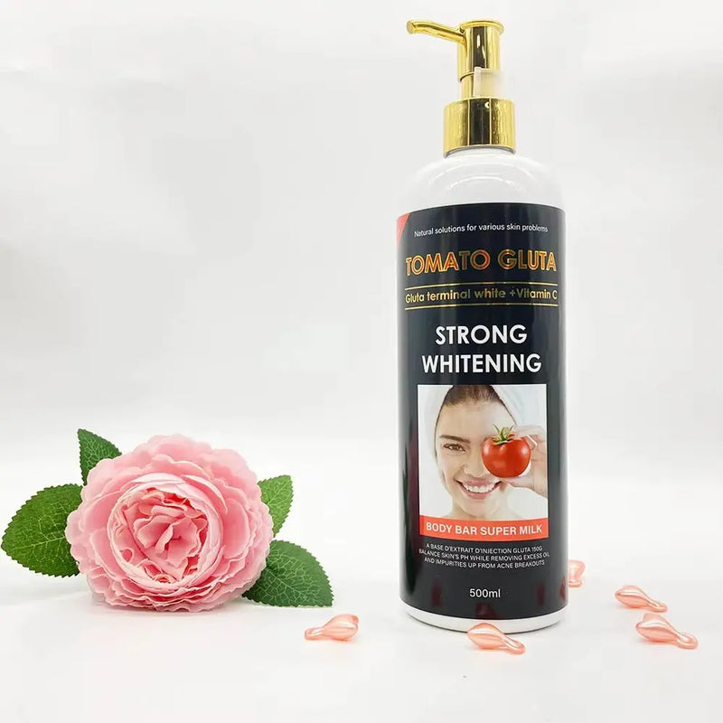 Tomato Gluta Terminal White + Vitamin C Strong Whitening Body Super Milk 500ml