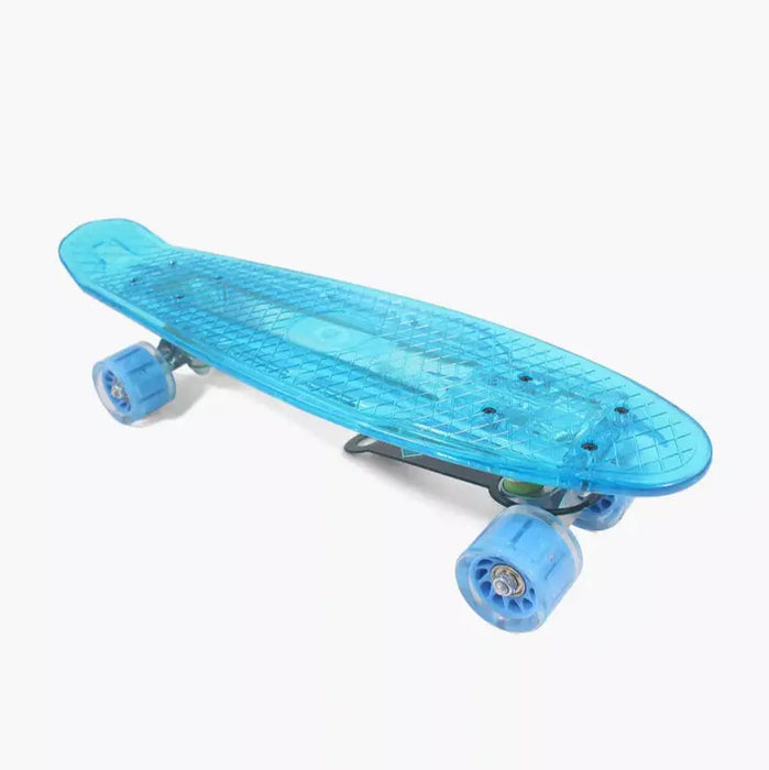 Transparent Blue Cruiser Skateboard Murukali.com