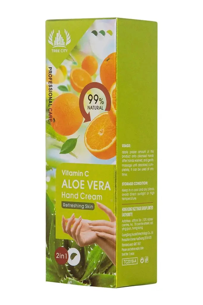 Tree City Refreshing Skin Vitamin C Aloe Vera Hand Cream/ 80g Murukali.com