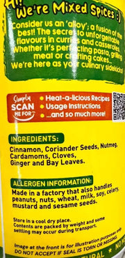 Tropical Heat Pure Ground Mixed Spices Spice Seasoning 100g Murukali.com