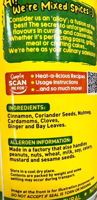 Tropical Heat Pure Ground Mixed Spices Spice Seasoning 100g Murukali.com