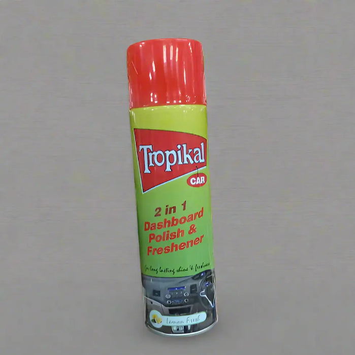 Tropikal Car 2-in-1 Dashboard Polish & Freshener - Lemon Fresh 500ml Murukali.com