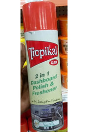 Tropikal Car 2-in-1 Dashboard Polish & Freshener - Vanilla Scent 500ml Murukali.com