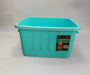 Turquoise Rectangular Plastic Storage Box 30L Murukali.com