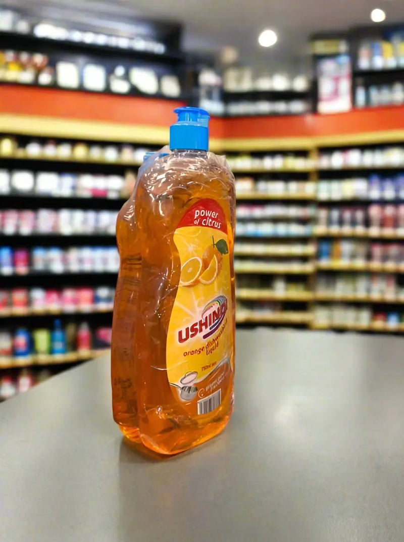 USHING Orange Dishwash Liquid 750ml + 40ml Free Murukali.com