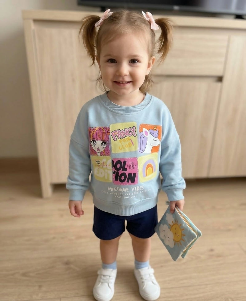 Girls cozy sweatshirt size 2 years
