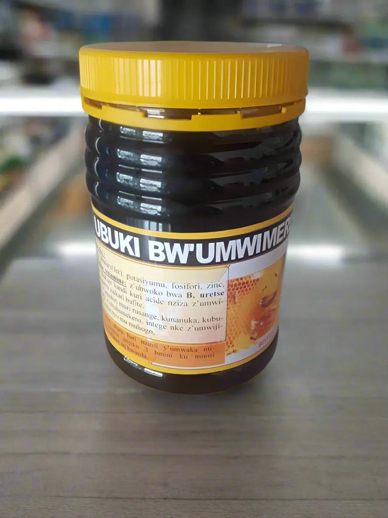 Ubuki Bw’umwimerere "Natural Honey" - 500ml Pure Wellness Elixir Murukali.com