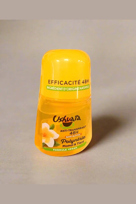 Ushuaïa Polynesia Anti-Perspirant – Monoï Oil & Tiaré Flower Roll-On Deodorant 50ml Murukali.com