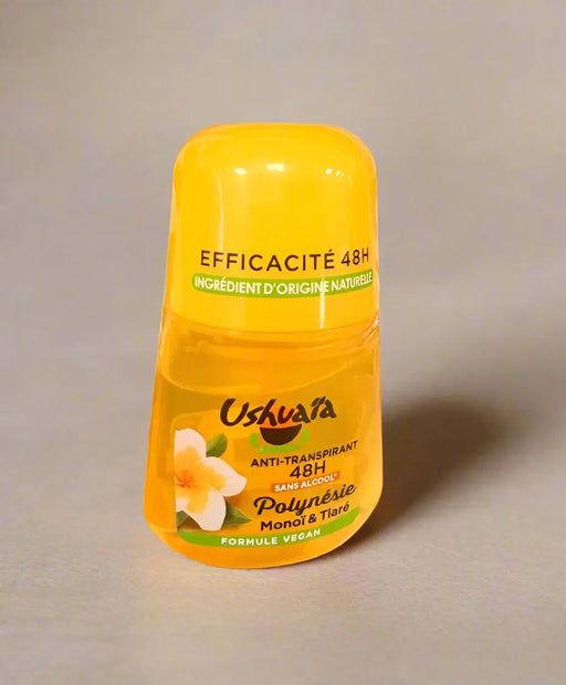 Ushuaïa Polynesia Anti-Perspirant – Monoï Oil & Tiaré Flower Roll-On Deodorant 50ml Murukali.com