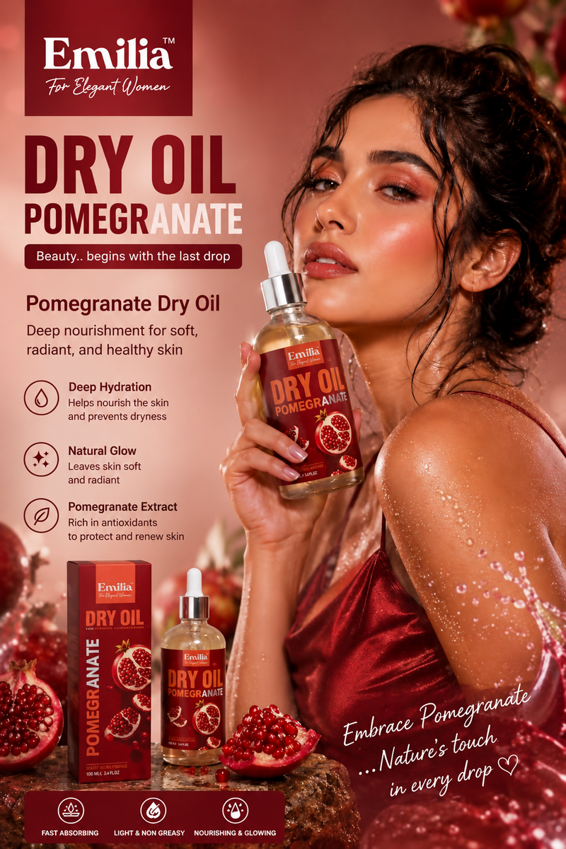 Emilia pomegranate dry oil 100 ml