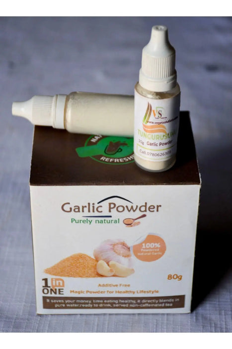 VEG T Solution 100% Purely Natural Garlic Powder (Tungurusumu)  Carton of 12pcsx10g Full Life