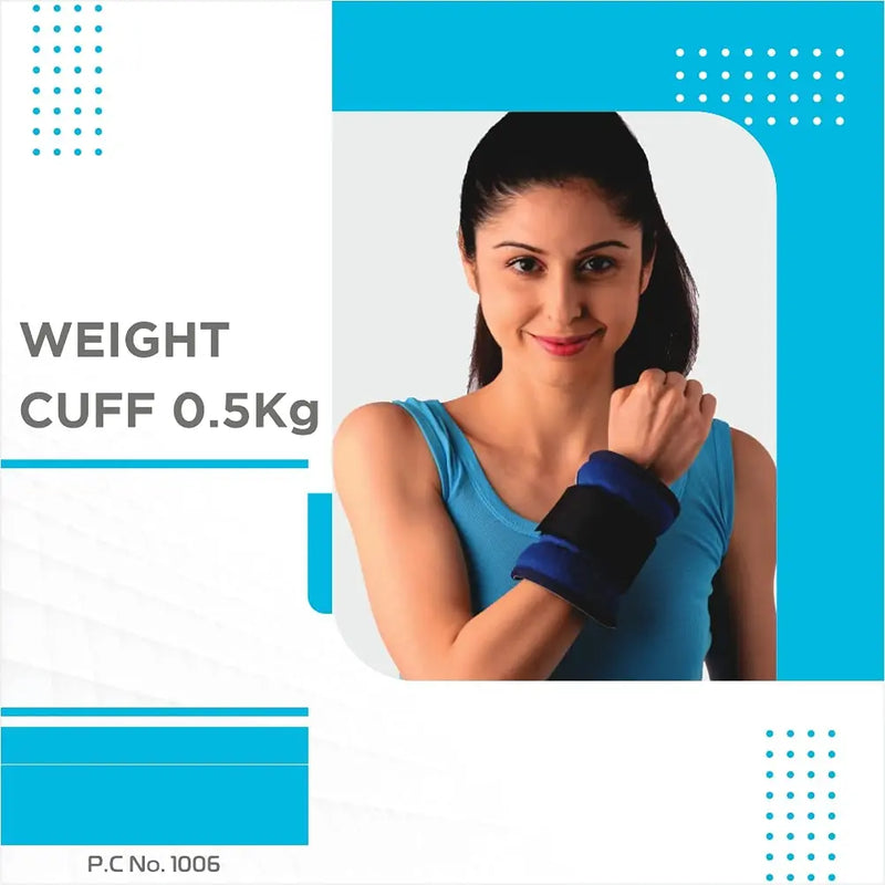 VISSCO 0.5kg Weight Cuff for Wrist or Ankle Murukali.com