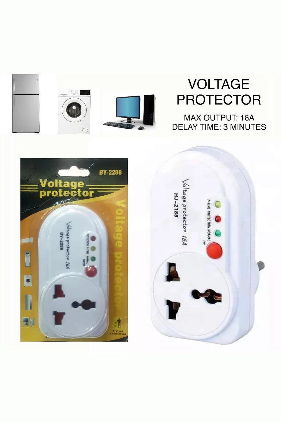 VOLTAGE PROTECTOR BY-2288 | Best Price in 2024 at murukali.com ...