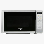 VON 20L Digital Solo Microwave – Mirror Silver HMS-210DS / VAMS-20DGS Murukali.com